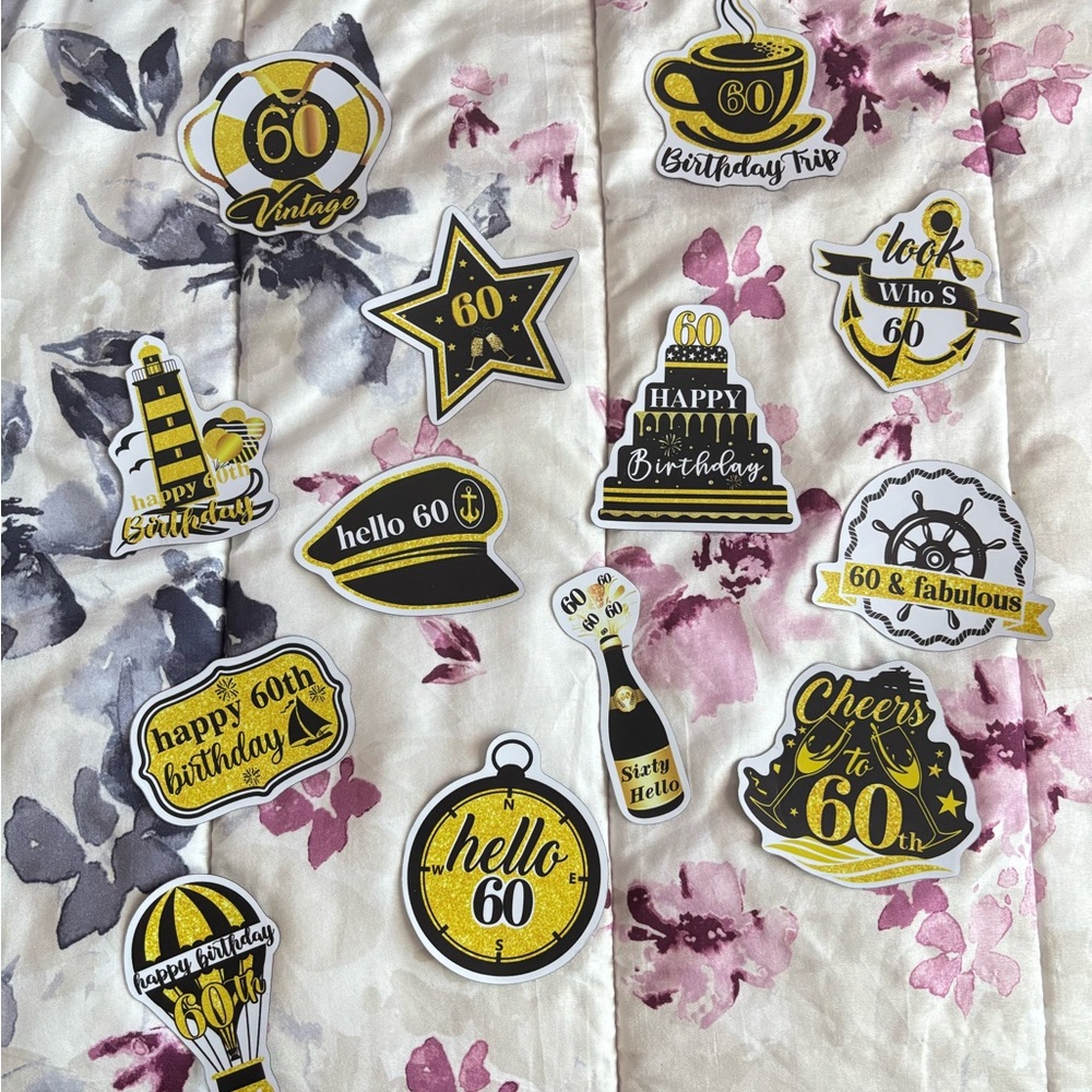 60th Birthday Celebration Magnets